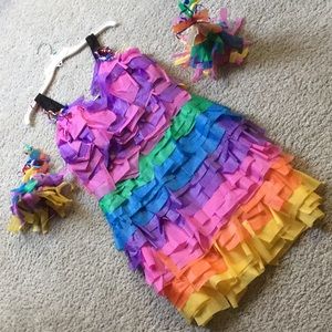 Homemade piñata costume